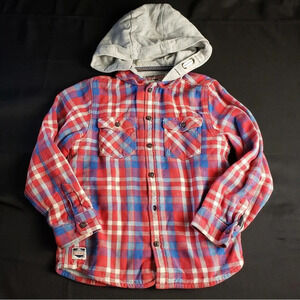 Next Hoodie Flannel Button Down‎ Boy’s 5-6Yrs